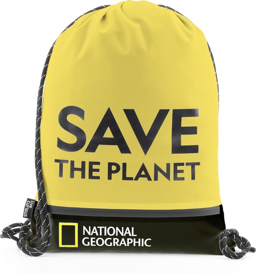 Plecak worek National Geographic Saturn 1,7L Żółty National geographic