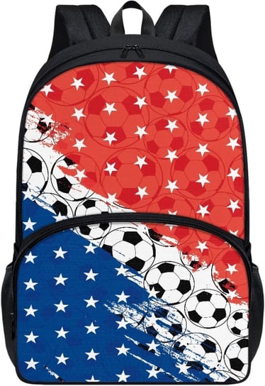 Plecak Z Flagą Usa Dla Chłopców Szkoła Piłki Nożnej Ładny Plecak Urody Other