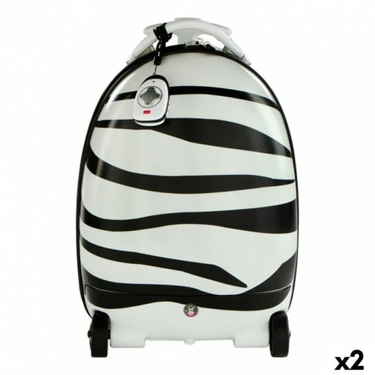 Plecak Z Kółkami Rastar Dziecięcy Zdalnie Sterowany Zebra 2,4 Ghz 34 X 48 X 27,5 Cm (2 Sztuk) Inna marka