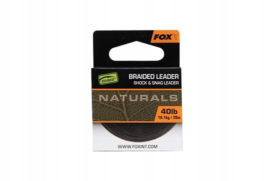 Plecionka Fox Naturals Braided Leader 20 M 40 Lb Fox