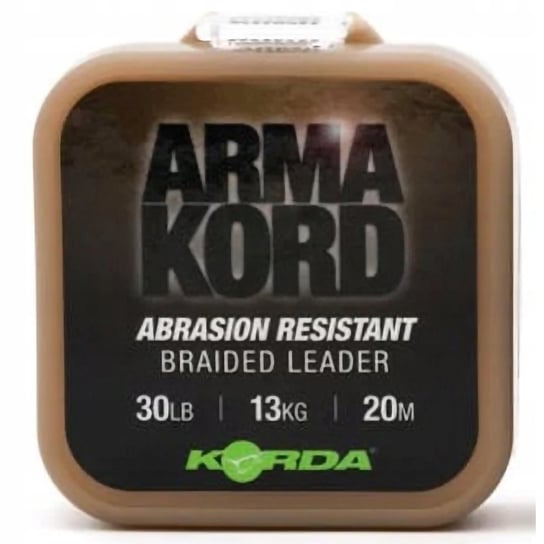 PLECIONKA STRZAŁOWA TONĄCA KORDA ARMA KORD BRAIDED LEADER 50 LB 20 M Inna marka