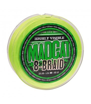 Plecionki DAM Mad Cat 8-Braid Green 270m 0,50 mm D.A.M.