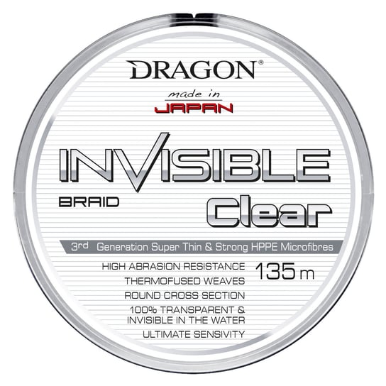 Plecionki Dragon Invisible Clear 135 M 0,08 Mm DRAGON