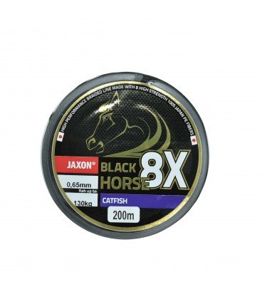 Plecionki Jaxon Black Horse 8X Catfish 250m 0,65 mm Jaxon