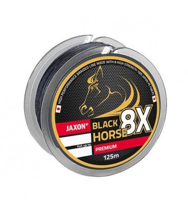 Plecionki Jaxon Black Horse 8X Premium 125m 0,12 mm Jaxon
