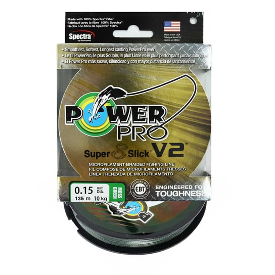 Plecionki Power Pro Super 8 Slick V2 Moss Green 0,15 Mm POWERPRO