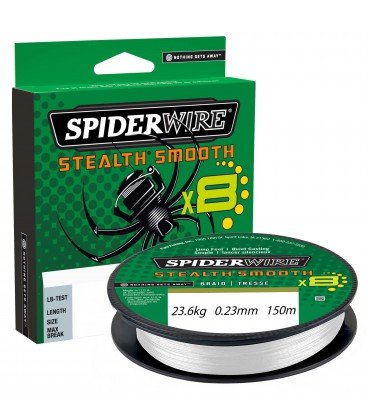 Plecionki Spiderwire Stealth Smooth 8 Translucent 0,23 mm SPIDERWIRE