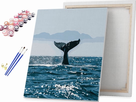 Płetwa wieloryba - Malowanie po numerach Beliart