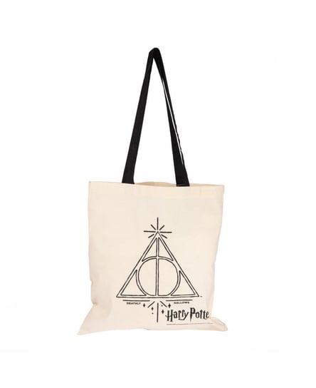 Płócienna torba na zakupy Harry Potter - Insygnia Śmierci, 38x42 cm PRODUKT LICENCJONOWANY, ORYGINALNY HEDO