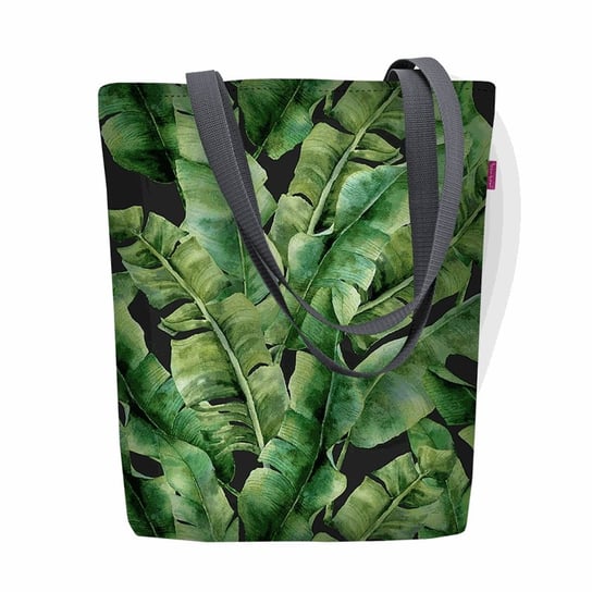 Płócienna torba w zielone tropikalne liście Sunny Ibiza Sunlovers
