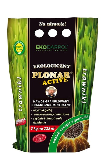 Plonar Active do trawników – ekologiczny nawóz granulowany – 3 kg Ekodarpol EkoDarPol