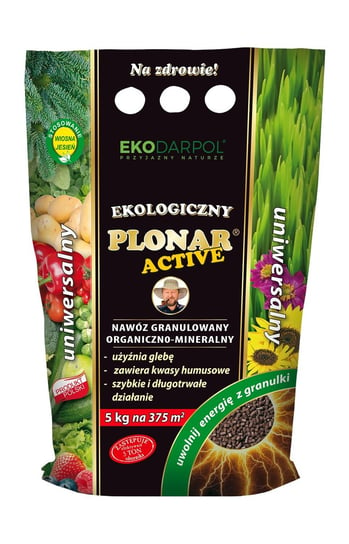 Plonar Active do trawników – ekologiczny nawóz granulowany – 5 kg Ekodarpol EkoDarPol