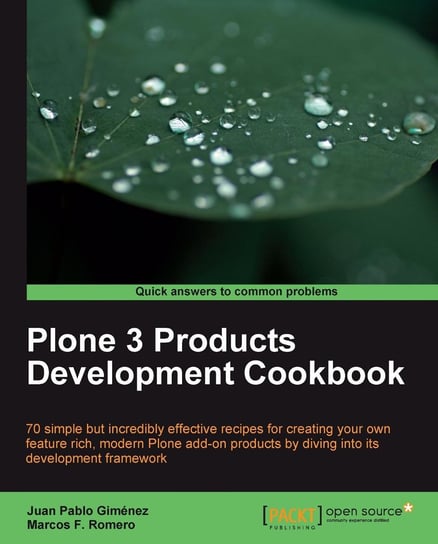 Plone 3 Products Development Cookbook Marcos F. Romero, Juan Pablo Gimenez