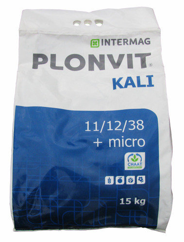 PLONVIT KALI to krystaliczny, rozpuszczalny w wodzie nawóz NPK z mikroelementami o wysokiej koncentracji składników pokarmowych z przewagą potasu. inna (Inny)