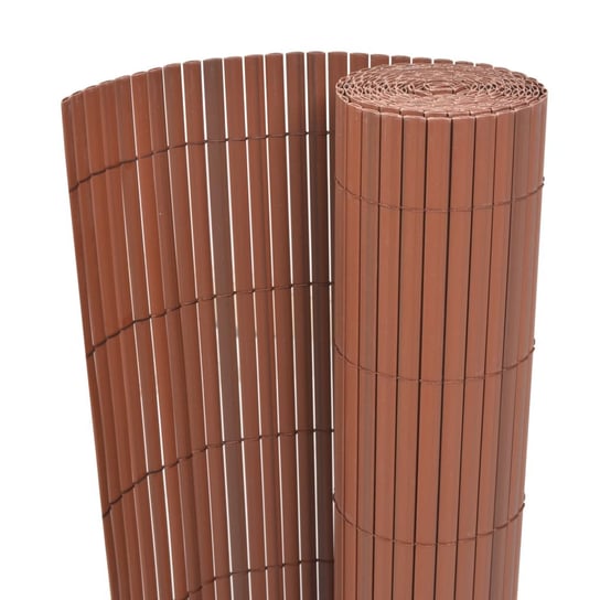 Płotek ogrodowy PVC, brązowy, 90x500 cm, odporny n / AAALOE Inna marka