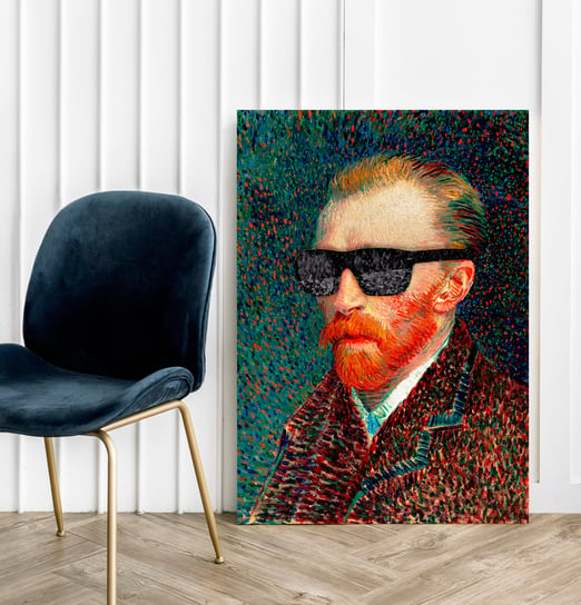 Płótno canvas 50x70 cm - Vincent van Gogh autoportret Vini Inna marka
