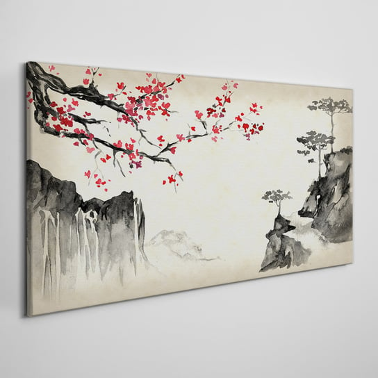 Płótno obraz na ścianę Azjatyckie drzewa 100x50 cm Coloray
