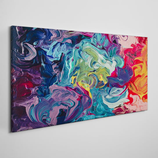 Płótno obraz na ścianę Wielobarwne farby 100x50 cm Coloray