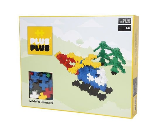 Plus-Plus, klocki Midi Basic Helikopter, 150 el. Plus-Plus