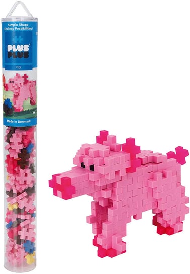 Plus-Plus, klocki, tuba, Świnia - 100 el. Plus-Plus