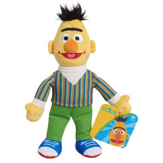 Pluszowa maskotka z Ulicy Sezamkowej Bert 24 cm wysoka jakość idealny jako prezent dla dzieci 18m+ Just Play