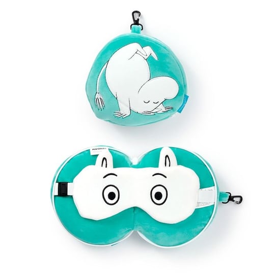 Pluszowa poduszka podróżna i maska ​​na oczy - Muminki Kemis - House of Gadgets