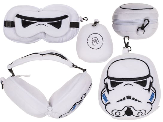 Pluszowa poduszka podróżna i maska ​​na oczy - Szturmowiec Star Wars Kemis - House of Gadgets