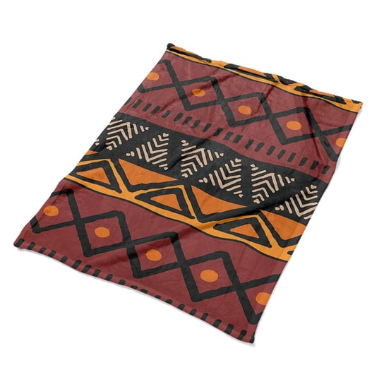 Pluszowe koce narzuty grafika Projekt Afryka wzory, Fabricsy Fabricsy