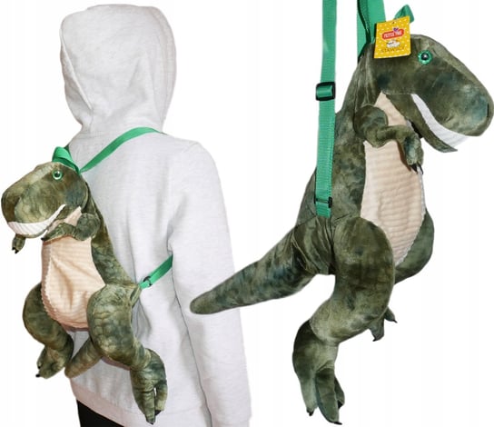 Pluszowy Plecak Dla Przedszkolaka Dinozaur Pluszak Inny producent