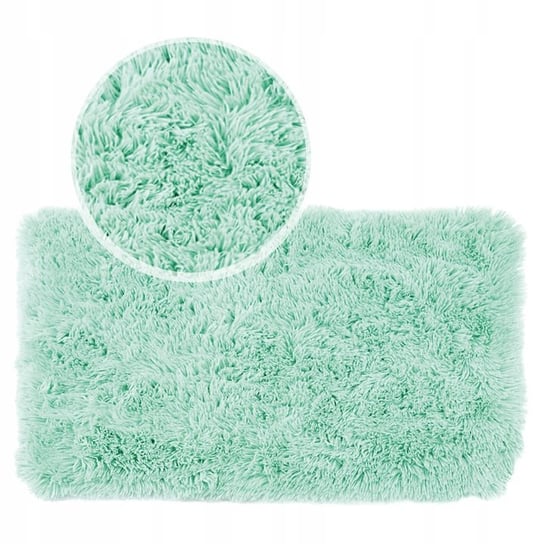 Pluszowy puszysty dywanik dywan łazienkowy MEGAN 40x60 SELEDYNOWY Kontrast