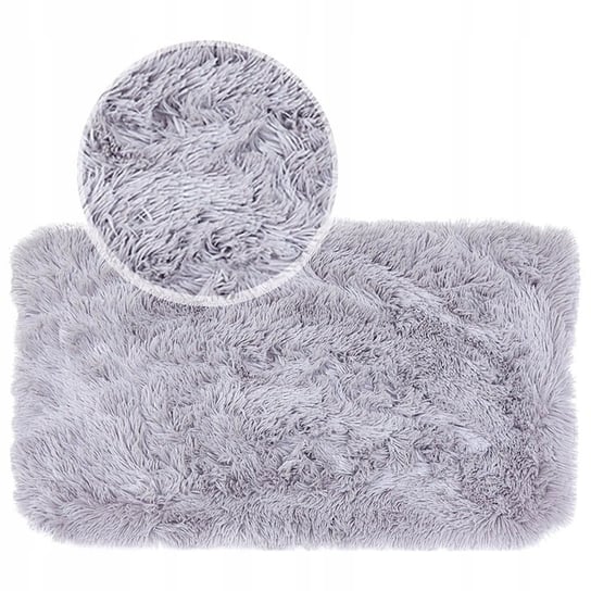 Pluszowy puszysty dywanik dywan łazienkowy MEGAN 40x60 SZARY Kontrast