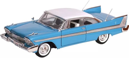 Plymouth Fury 1958 1:18 model Motormax 73115 blue Motormax