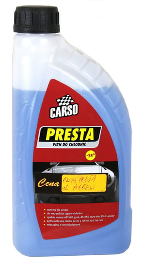 Płyn do chłodnic Carso Presta -35 1L niebieski Carso