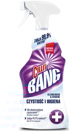 Płyn Do Czyszczenia Łazienki Cillit Bang Czystość I Higiena Spray 750ml Cillit Bang