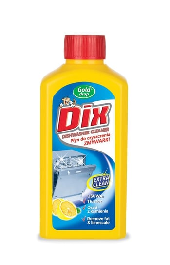 Płyn do czyszczenia zmywarki o zapachu cytrynowym DIX 250 ml Gold Drop