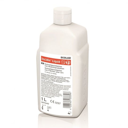 Płyn do dezynfekcji Ecolab Incidin Liquid Spray 1 l, Bez atomizera ECOLAB