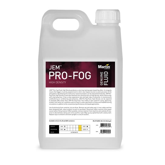 Płyn Do Dymu Martin Jem Pro-Fog High Density 2,5L Martin