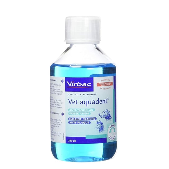 Płyn do higieny zębów oraz jamy ustnej kotów i psów VIRBAC Vet Aquadent, 250 ml VIRBAC
