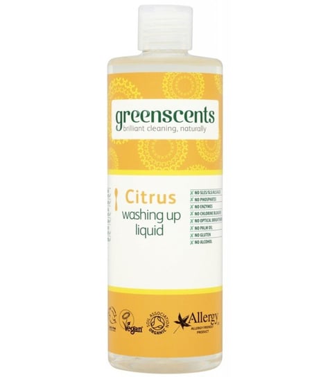 Płyn do mycia naczyń GREENSCENTS, cytrusowy, 400 ml Greenscents