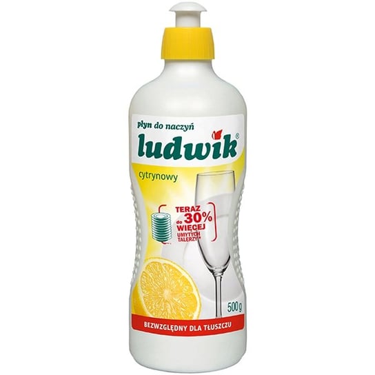 Płyn do mycia naczyń LUDWIK Cytrynowy, 500 g Ludwik