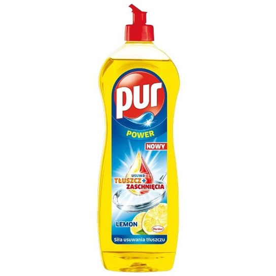 Płyn do mycia naczyń PUR Lemon Power 3Action Gel, 900 ml Pur