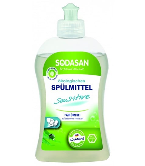 Płyn do mycia naczyń SODASAN Sensitive Bio, 500 ml Sodasan