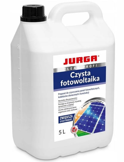 PŁYN DO MYCIA PANELI SOLARNYCH I FOTOWOLTAICZNYCH 5L Jurga