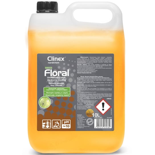 Płyn Do Mycia Podłóg Bez Smug Połysk Zapach Clinex Floral - Breeze 10L Clinex