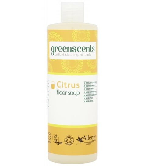 Płyn do mycia podłóg GREENSCENTS, cytrusowy, 60 ml Greenscents