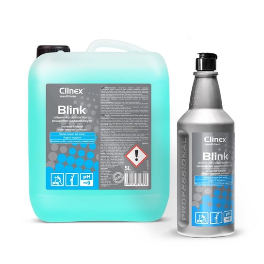 Płyn do mycia powierzchni wodoodpornych CLINEX Blink 77643, 1 l Clinex