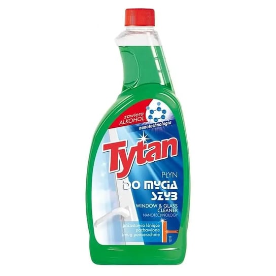 Płyn do mycia szyb nanotechnologia Tytan zapas 750ml TYTAN