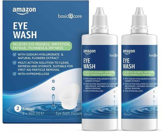 Płyn do płukania oczu 2x360ml Amazon Basic Care AMAZONBASIC
