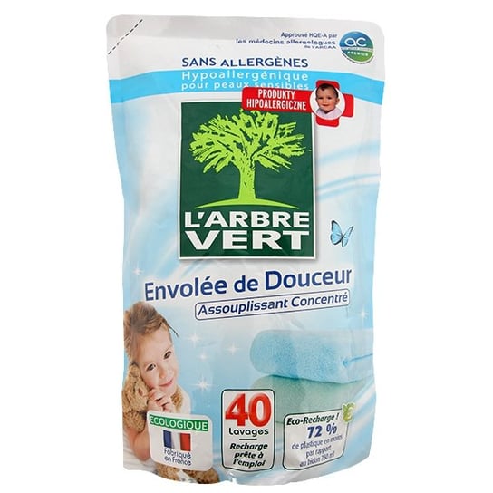 Płyn do płukania odzieży dziecięcej L'ARBRE VERT Envolee de Douceur, 750 ml Larbre Vert