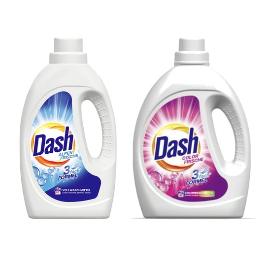 Płyn do prania DASH białe kolor 2x 2,2 l 40 prań DASH